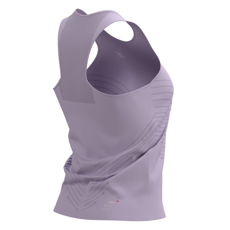 Emjay - COMPRESSPORT PERFORMANCE SINGLET W - ORCHID PETAL/PURPLE