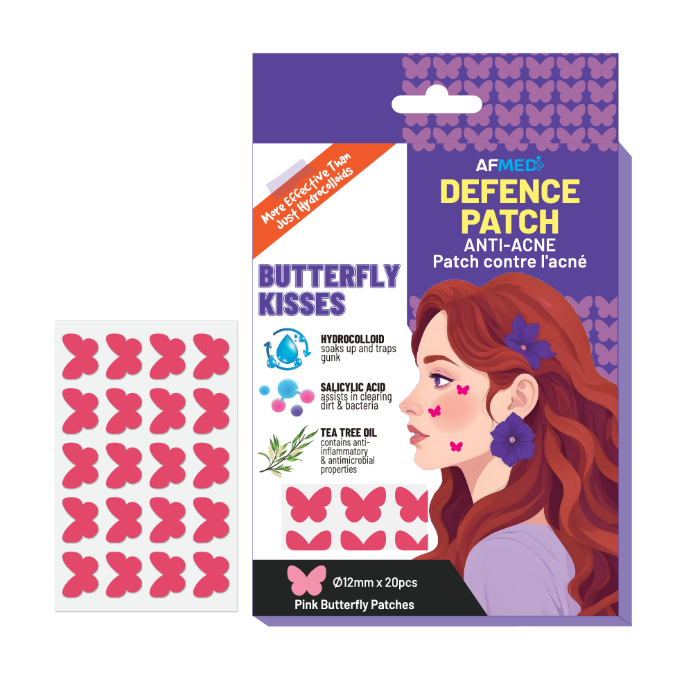 AirFit Medi Butterfly Kisses Anti-Acne Patch w/Salicylic Acid & Tea Tree Oil - 20 Patches