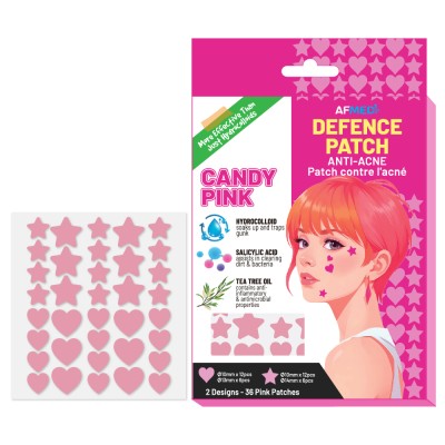 AirFit Medi Candy Pink Anti-Acne Patch w/Salicylic Acid & Tea Tree Oil - 36 Patches