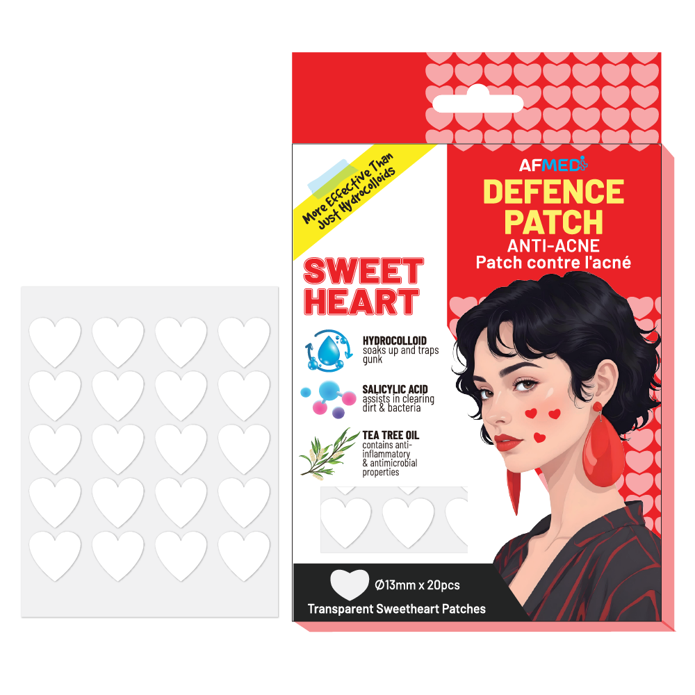 AirFit Medi Sweetheart Anti-Acne Patch w/Salicylic Acid & Tea Tree Oil - 20 Patches