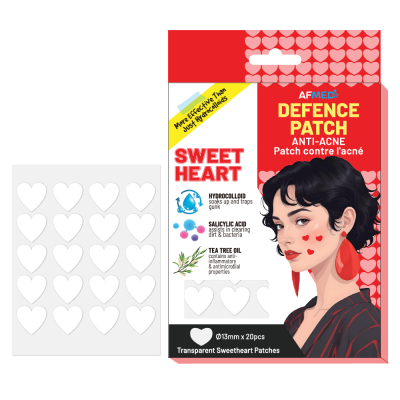 AirFit Medi Sweetheart Anti-Acne Patch w/Salicylic Acid & Tea Tree Oil - 20 Patches