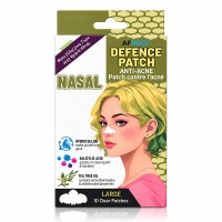 AF MEDI BIG DEFENCE NASAL ANTI-ACNE PATCH W/SALICYLIC ACID & TEA TREE OIL - 10 PATCHES