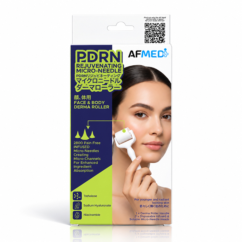AF MEDI PDRN REJUVENATING MICRO-NEEDLE DERMA ROLLER - FACE & BODY AF MEDI PDRN REJUVENATING MICRO-NEEDLE DERMA ROLLER - FACE & BODY