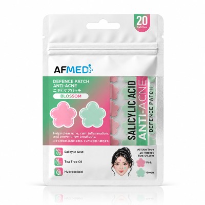 AF MEDI BLOSSOM ANTI-ACNE PATCH W/SALICYLIC ACID & TEA TREE OIL - 20 PATCHES