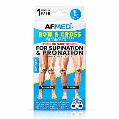 AF MEDI FOOTCARE BOW & CROSS LEGGED CORRECTOR - SET OF 2 AF MEDI FOOTCARE BOW & CROSS LEGGED CORRECTOR - SET OF 2