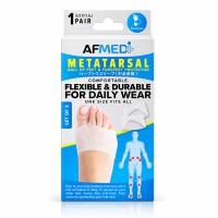AF MEDI FOOTCARE HALF TOE SLEEVE METATARSAL - SET OF 2