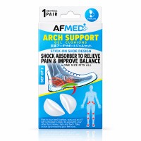 AF MEDI FOOTCARE ARCH SUPPORT PREMIUM GEL SET - STICK ON SHOE DESIGN - 2 PIECE