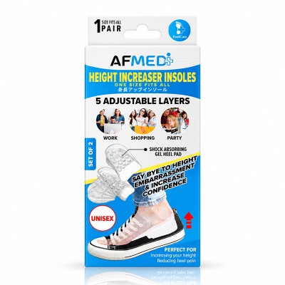 AF MEDI FOOTCARE HEIGHT INCREASER INSOLES AF MEDI FOOTCARE HEIGHT INCREASER INSOLES