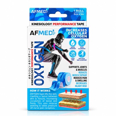 AF MEDI OXYGEN KINESIO TAPE - CAMO BLUE