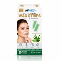AF MEDI FACE WAX STRIPS - ALOE VERA