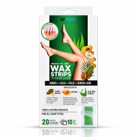 AF MEDI BODY & LEGS WAX STRIPS - 20 STRIPS (W/ 10 POST WAX WIPES) AF MEDI BODY & LEGS WAX STRIPS - 20 STRIPS (W/ 10 POST WAX WIPES)