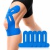 AF MEDI PREMIUM PRECUT KINESIOLOGY KNEE TAPE - 10 STRIPS (10 ELECTRIC BLUE)