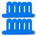 AF MEDI PREMIUM PRECUT KINESIOLOGY KNEE TAPE - 10 STRIPS (10 ELECTRIC BLUE)