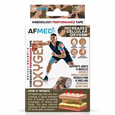 AF MEDI OXYGEN KINESIO TAPE - CAMO CLASSIC