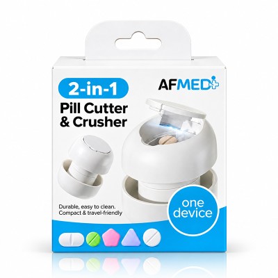 AF MEDI 2-IN-1 PILL CUTTER+CRUSHER TABLET AF MEDI 2-IN-1 PILL CUTTER+CRUSHER TABLET
