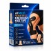 AF MEDI PREMIUM PRECUT KINESIOLOGY KNEE TAPE - 10 STRIPS (5 BLACK, 5 BEIGE)