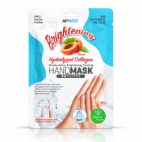 AF MEDI PEACH MOISTURISING & BRIGHTENING FIRMING HAND MASK - 1 PAIR