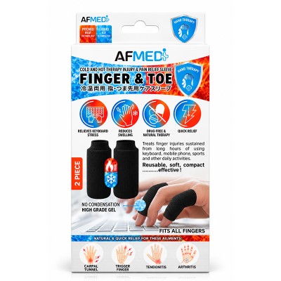 AF MEDI COLD & HOT GEL THERAPY FINGER & TOES SLEEVE - 2 PCS AF MEDI COLD & HOT GEL THERAPY FINGER & TOES SLEEVE - 2 PCS