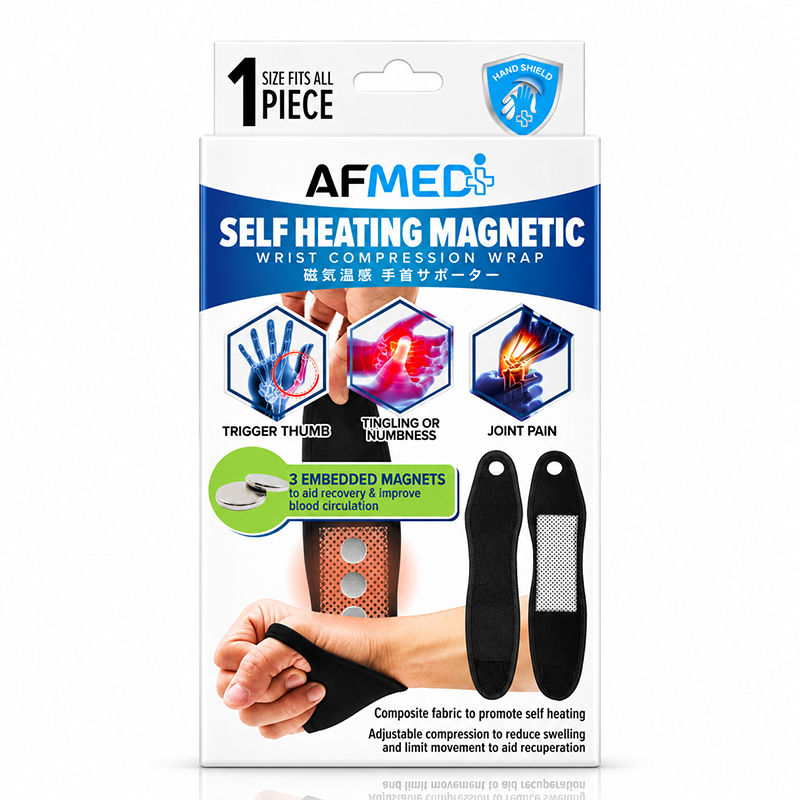 AF MEDI MAGNETIC SELF HEATING WRIST WRAP AF MEDI MAGNETIC SELF HEATING WRIST WRAP
