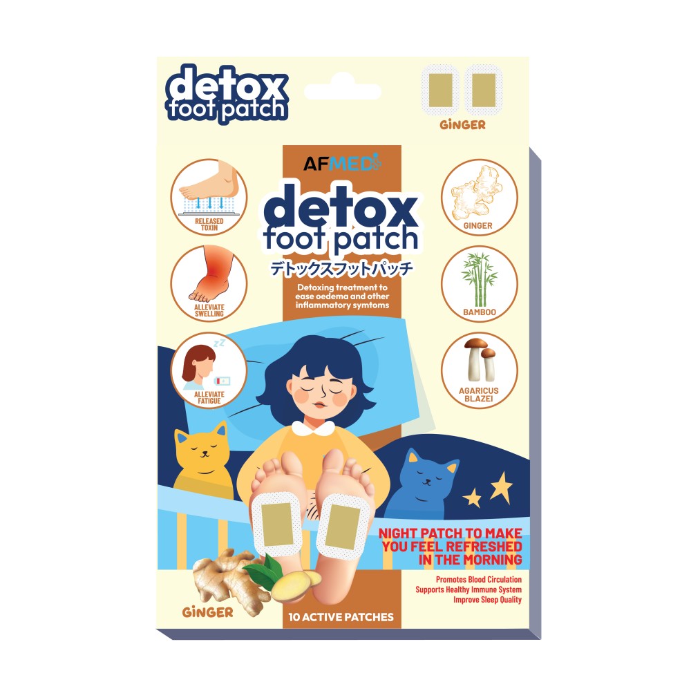 AF MEDI DETOX FOOT PATCH - 10 PATCHES - GINGER AF MEDI DETOX FOOT PATCH - 10 PATCHES - GINGER