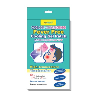 AF MEDI FEVER FREE COLOR CHANGE COOLING GEL PATCH - 4 PATCHES AF MEDI FEVER FREE COLOR CHANGE COOLING GEL PATCH - 4 PATCHES