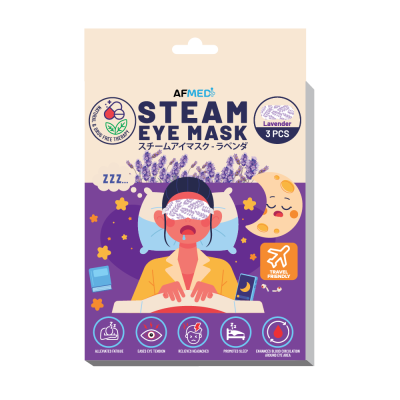 AF MEDI STEAM EYE MASK - 3 MASKS - LAVENDER
