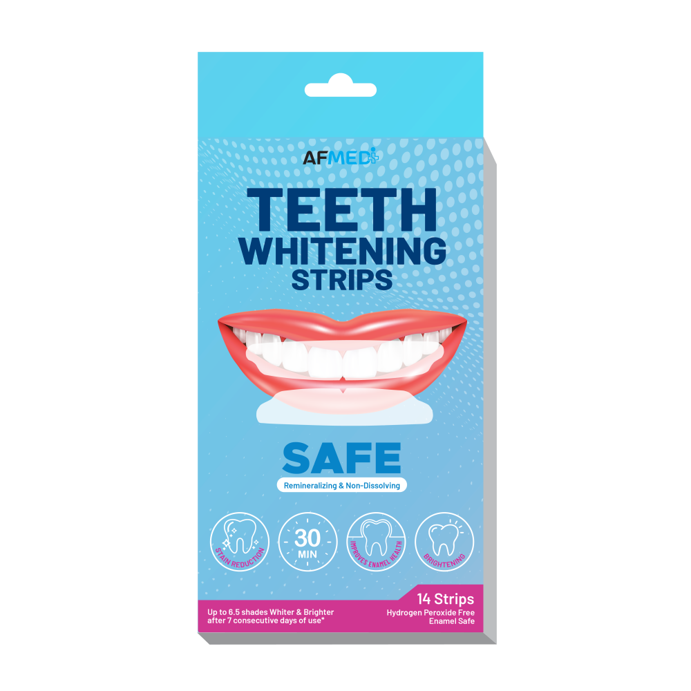 AF MEDI ENAMEL WHITENING & BRIGHTENING ENHANCED TOOTH STRIPS