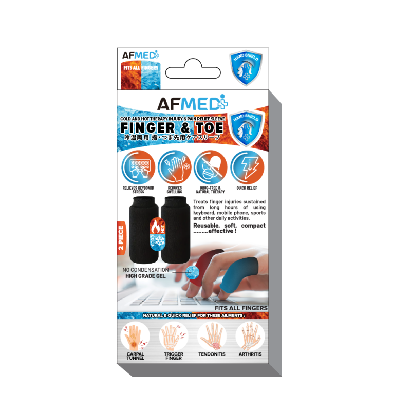 AF MEDI COLD & HOT GEL THERAPY FINGER & TOES SLEEVE - 2 PCS AF MEDI COLD & HOT GEL THERAPY FINGER & TOES SLEEVE - 2 PCS