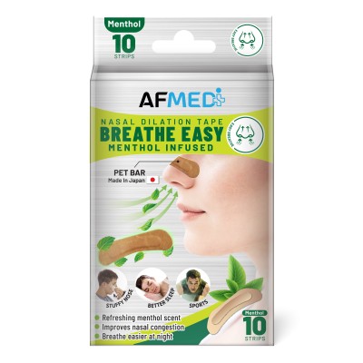 AF MEDI NASAL DILATION TAPE MENTHOL INFUSED - 10 MENTHOL STRIPS