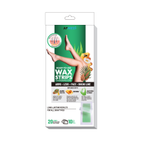 AF MEDI BODY & LEGS WAX STRIPS - 20 STRIPS (W/ 10 POST WAX WIPES)