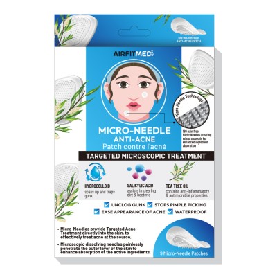 AirFit Medi Defence Micro Needle Anti-Acne Patch w/Salicylic Acid & Tea Tree Oil - 9 patches