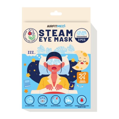 AirFIt Medi Steam Eye Mask - 3 masks - Unscented