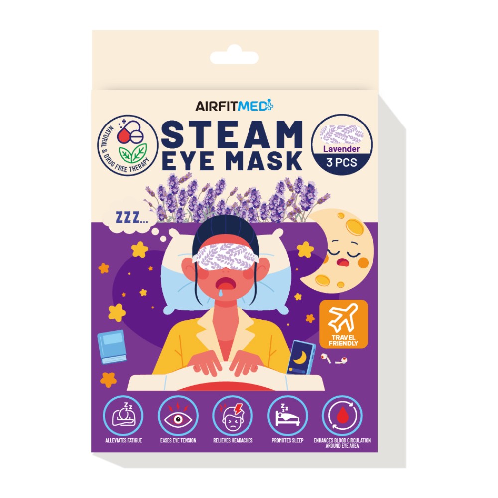 AirFIt Medi Steam Eye Mask - 3 masks - Lavender