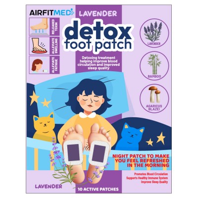 AirFIt Medi Detox Foot Patch - 10 patches - Lavender
