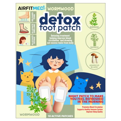 AirFIt Medi Detox Foot Patch - 10 patches - Wormwood