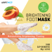 AirFIt Medi Peach Moisturising & Brightening Firming Foot Mask - 1 pair