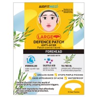 AirFit Medi Big Defence Forehead Anti-Acne Patch w/Salicylic Acid & Tea Tree Oil - 10 patches