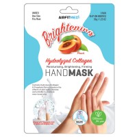 AirFIt Medi Peach Moisturising & Brightening Firming Hand Mask - 1 pair
