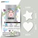 AirFit Medi Defence Holographic Hearts & Stars Anti-Acne Patch w/Salicylic Acid & Tea Tree Oil - 24 patches