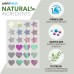 AirFit Medi Defence Holographic Hearts & Stars Anti-Acne Patch w/Salicylic Acid & Tea Tree Oil - 24 patches