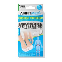 AIRFIT MEDI FOOTCARE FOREFOOT PROTECTOR COVERED GEL SLEEVE - 2 PIECE