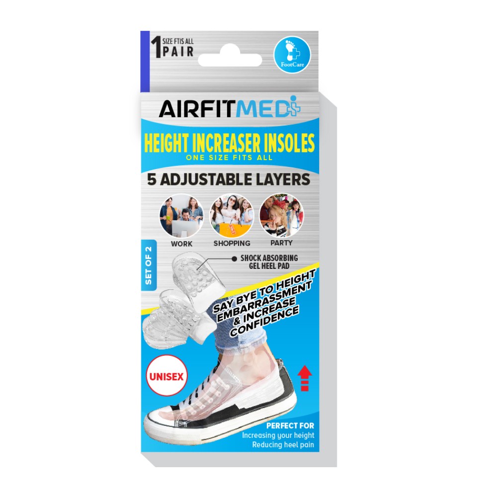 AIRFIT MEDI FOOTCARE HEIGHT INCREASER INSOLES