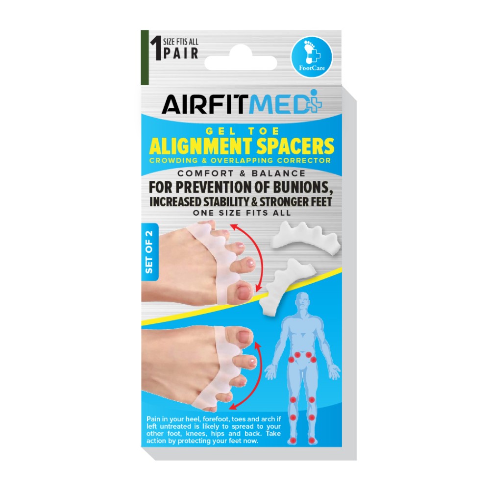 AIRFIT MEDI GEL TOE ALIGNMENT SPACERS