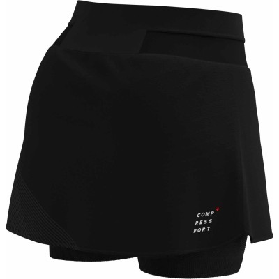 COMPRESSPORT PERFORMANCE 2-IN-1 SKORT WOMAN - BLACK