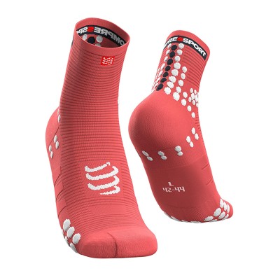 COMPRESSPORT PRO RACING SOCKS V3.0 RUN HIGH CORAL