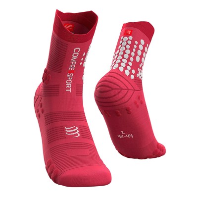 COMPRESSPORT PRO RACING SOCKS V3.0 TRAIL PINK GARNET