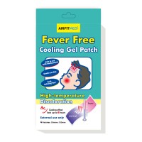 AirFIt Medi FEVER FREE Color Change Cooling Gel Patch - 4 patches