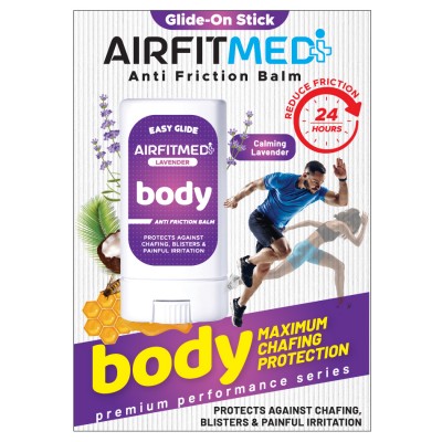AirFIt Medi Easy Glide-On Stick-Body - Calming Lavender Infused