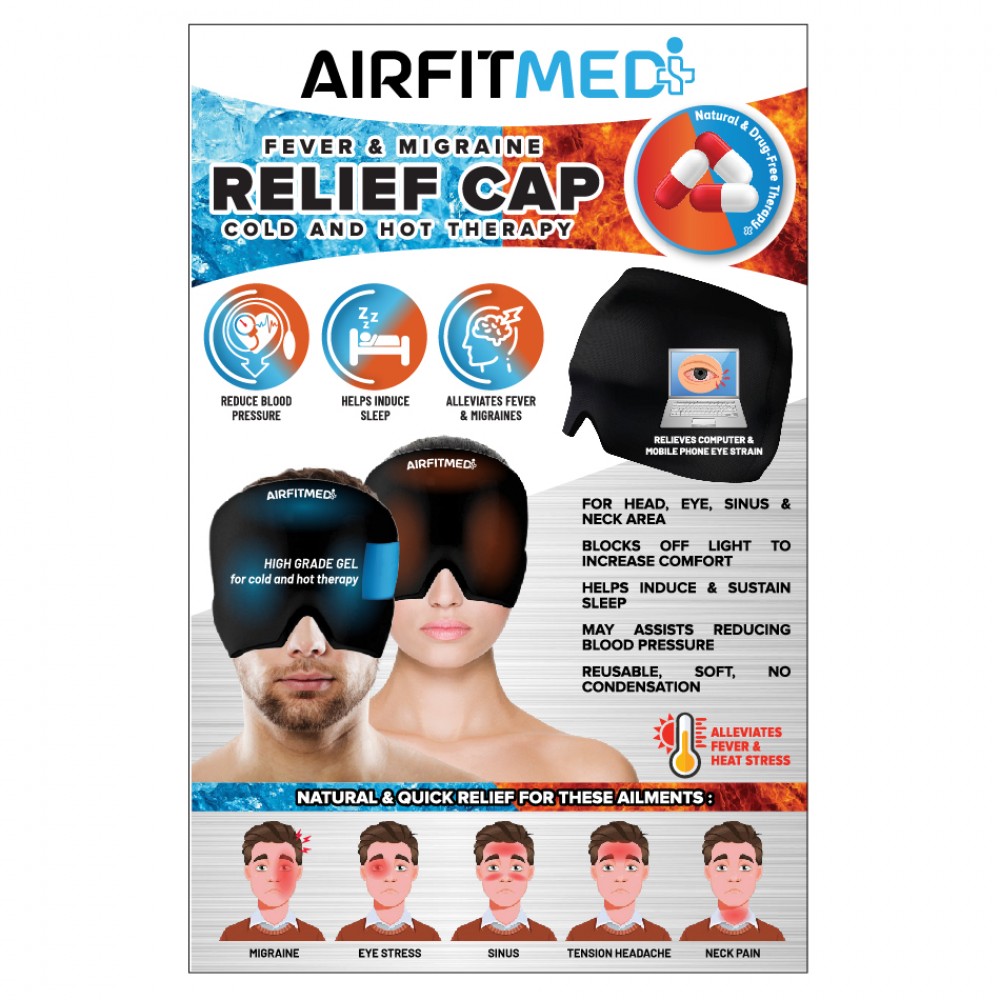 Airfit Medi Headache & Migraine Relief Cap