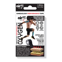 AIRFIT MEDI OXYGEN KINESIO TAPE - BLACK